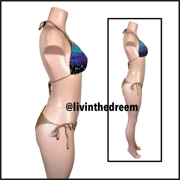 BEACH BUNNY Ariel Triangle Top & Tie Side Bottom  $298 - Picture 12 of 16